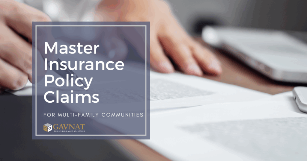 Master insurance policy coverage for condo and HOA communities